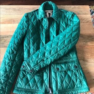 Burberry Brit Green Jacket. NWOT!